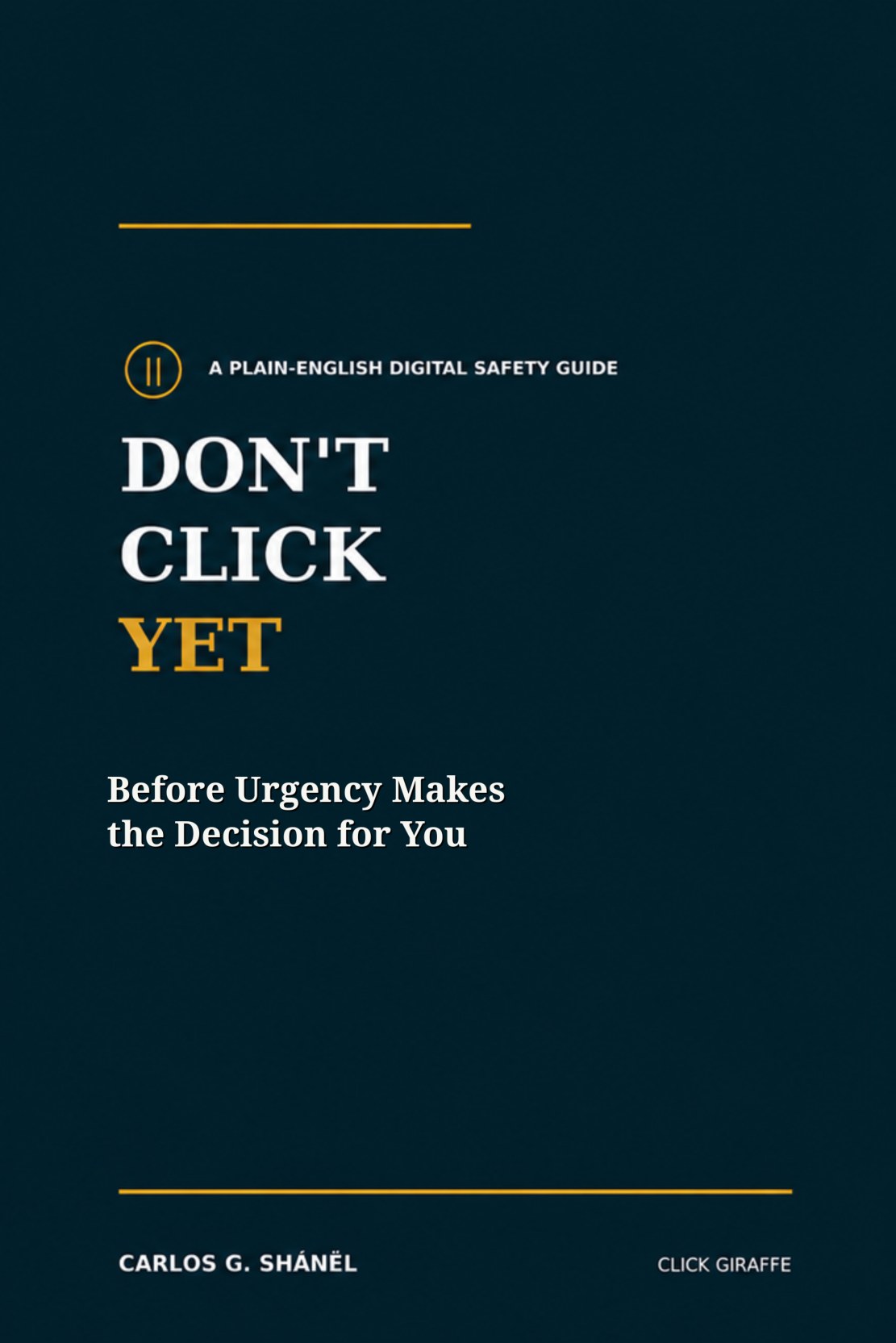 Don’t Click Yet book cover